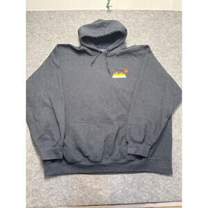 Brandi Carlile Graphic Hoodie Gray Unisex XL Pullover Sweatshirt Trees Sunset